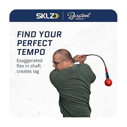 스킬즈 SKLZ Barstool Gold Flex Golf Swing Trainer Warm-Up Stick