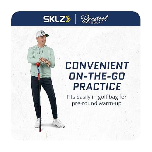 스킬즈 SKLZ Barstool Gold Flex Golf Swing Trainer Warm-Up Stick