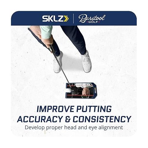 스킬즈 SKLZ Barstool True Line Putting Alignment Mirror for Improved Accuracy and Consistency