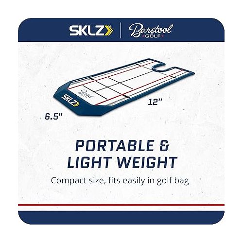 스킬즈 SKLZ Barstool True Line Putting Alignment Mirror for Improved Accuracy and Consistency