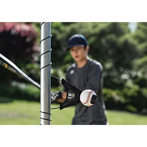스킬즈 [아마존베스트]SKLZ Hit-A-Way Swing Trainer for Baseball and Softball - Improve Your Batting Power, Pacing, Timing, and Confidence, Develop Swing Mechanics, Simulates Real Pitches, Get Hours of S
