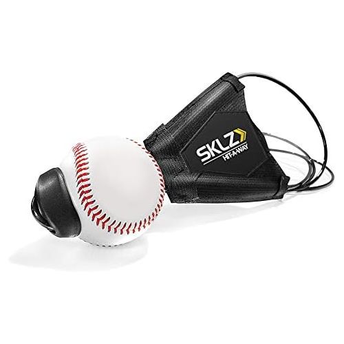 스킬즈 [아마존베스트]SKLZ Hit-A-Way Swing Trainer for Baseball and Softball - Improve Your Batting Power, Pacing, Timing, and Confidence, Develop Swing Mechanics, Simulates Real Pitches, Get Hours of S