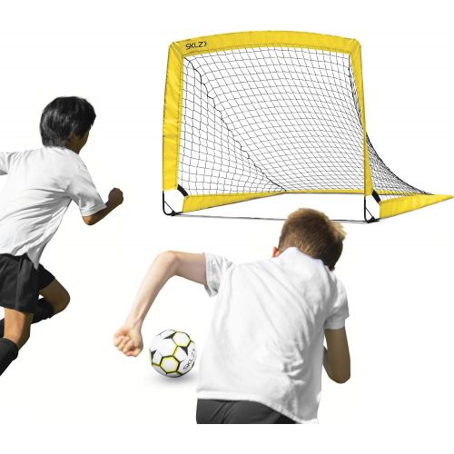 스킬즈 [아마존베스트]SKLZ Youth Soccer Net Black/Yellow, 4-Foot x 3-Foot