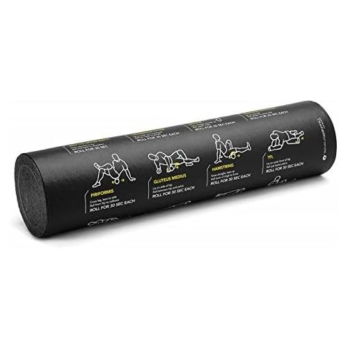 스킬즈 [아마존베스트]SKLZ Memory Foam 20-Inch Foam Roller with Self-Guided Rolling Illustrations