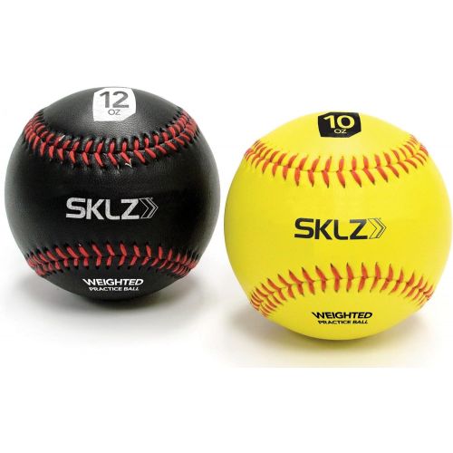 스킬즈 [아마존베스트]SKLZ Weighted Training Baseballs, 10 Ounce and 12 Ounce, 2 Pack (Old Model)