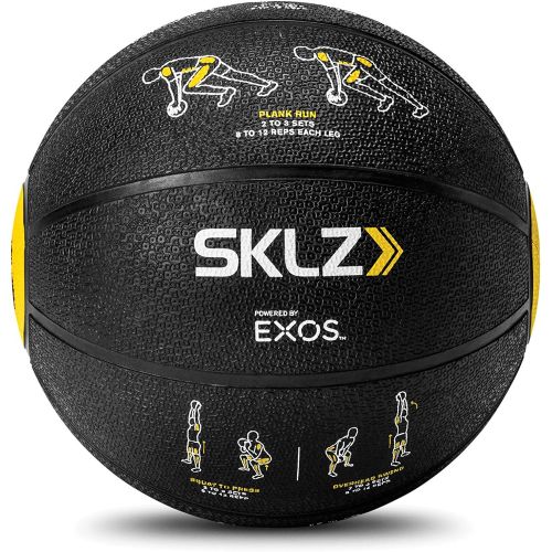 스킬즈 [아마존베스트]SKLZ Trainer 8-Pound Medicine Ball with Self-Guided Exercise Illustrations