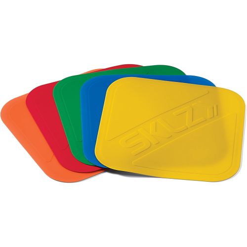 스킬즈 [아마존베스트]SKLZ Basketball Court Markers - Build spot-on Footwork and Quickness with These Non-Slip, Multi-Color Markers.