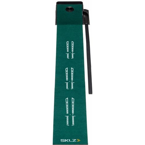 스킬즈 SKLZ Accelerator Pro Indoor Putting Green with Ball Return, 9 feet x 16.25 inches (2687)