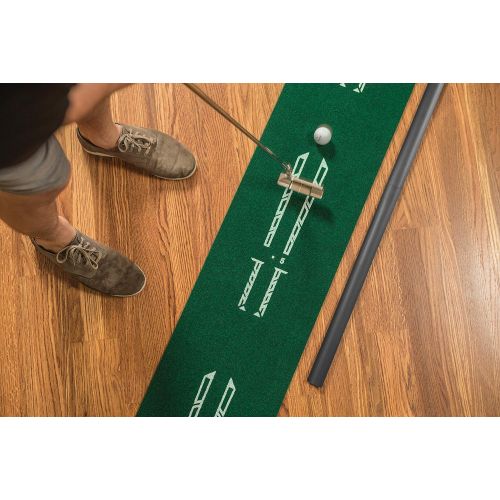 스킬즈 SKLZ Accelerator Pro Indoor Putting Green with Ball Return, 9 feet x 16.25 inches (2687)