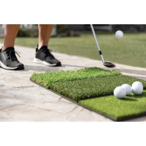스킬즈 SKLZ Pure Practice Golf Mat Training Aid for Backyard Driving and Chipping