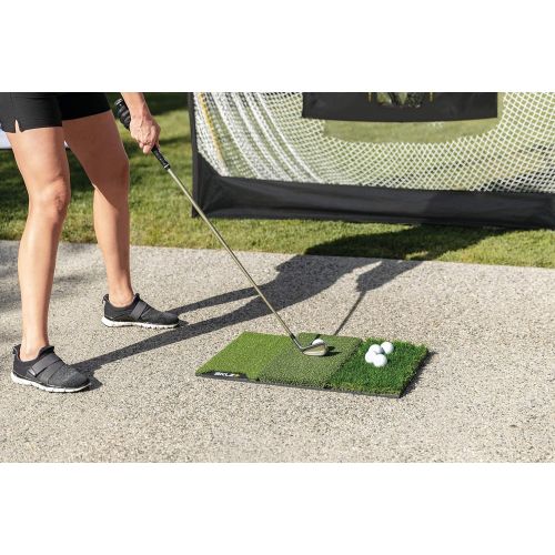 스킬즈 SKLZ Pure Practice Golf Mat Training Aid for Backyard Driving and Chipping