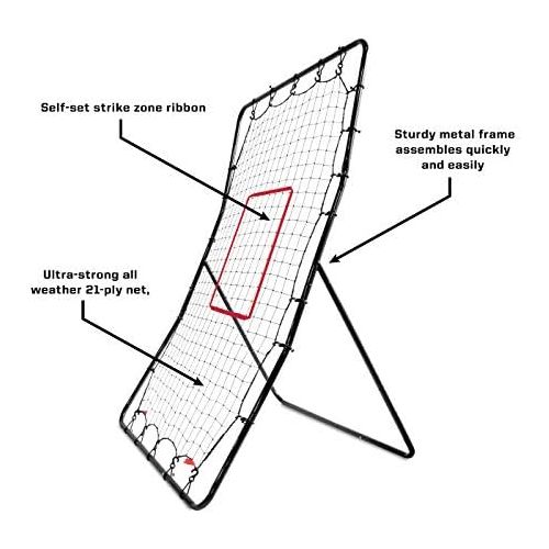 스킬즈 SKLZ PitchBack Baseball and Softball Pitching Net and Rebounder