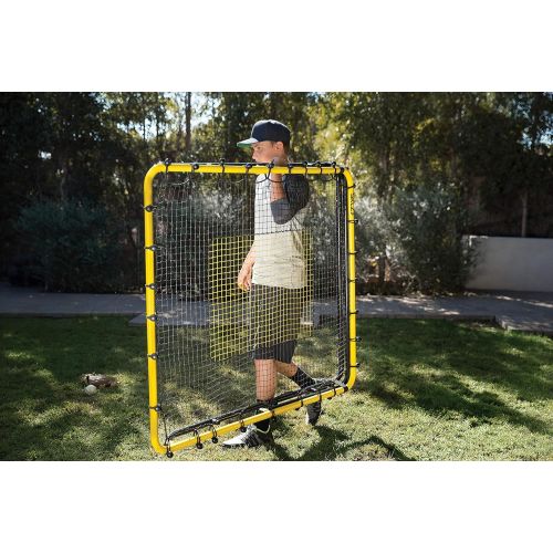 스킬즈 SKLZ Baseball and Softball Rebounder Net for Pitching and Fielding Training, 4 x 4.5 feet