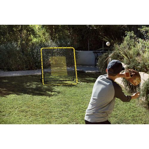 스킬즈 SKLZ Baseball and Softball Rebounder Net for Pitching and Fielding Training, 4 x 4.5 feet