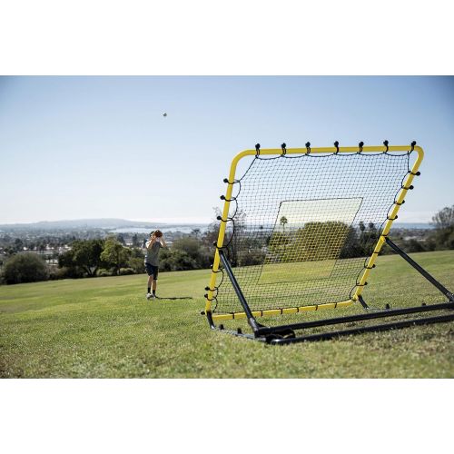 스킬즈 SKLZ Baseball and Softball Rebounder Net for Pitching and Fielding Training, 4 x 4.5 feet