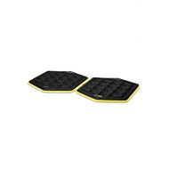 SKLZ Slidez Dual-Sided Exercise Glider Discs for Core Stability Exercises for Hands & Feet, Standard Use