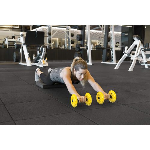 스킬즈 SKLZ Core Wheels Dynamic Strength and Ab Trainer Roller, Set of 2