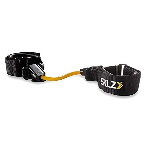 스킬즈 SKLZ Chrome Lateral Resistor Pro Adjustable Strength Trainer with Cuffs and 3 Resistance Band