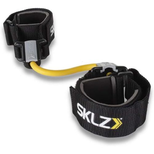 스킬즈 SKLZ Chrome Lateral Resistor Pro Adjustable Strength Trainer with Cuffs and 3 Resistance Band