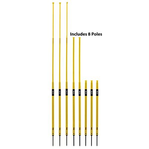 스킬즈 SKLZ Pro Training Telescoping Agility Poles for Soccer Drills and Training (Set of 8)