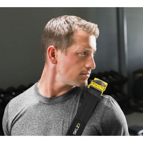 스킬즈 SKLZ Unisexs Trigger Strap, Black/Yellow, One Size