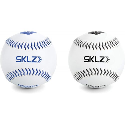 스킬즈 SKLZ Weighted Throwing Baseballs, 2-Pack (10 Ounce and 12 Ounce)