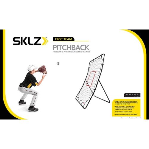 스킬즈 SKLZ PitchBack Baseball and Softball Pitching Net and Rebounder