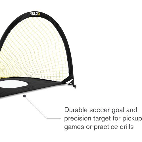 스킬즈 SKLZ 2-in-1 Precision Pop-Up Soccer Goal and Target Trainer