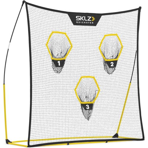 스킬즈 SKLZ Quickster Portable Football Training Net for Quarterback Passing Accuracy (7x7 Feet)