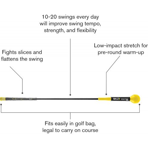 스킬즈 SKLZ Gold Flex Golf Swing Trainer Warm-Up Stick