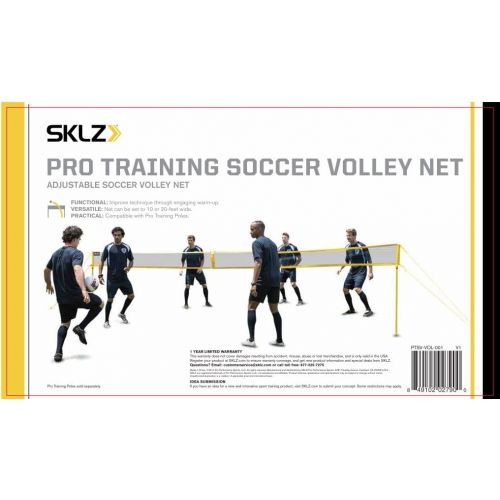 스킬즈 SKLZ Pro Training Soccer Volley Net. Adjustable 10’ or 20’ Net.