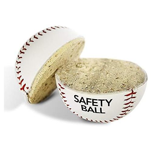 스킬즈 SKLZ Soft Cushioned Safety Baseballs, 2 Pack, White Pearl