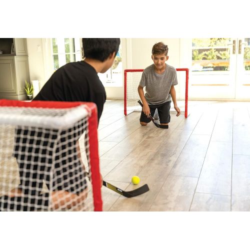 스킬즈 SKLZ Pro Mini Indoor Miniature Hockey Set, includes 2 Goals, 2 Sticks, and 1 Foam Ball