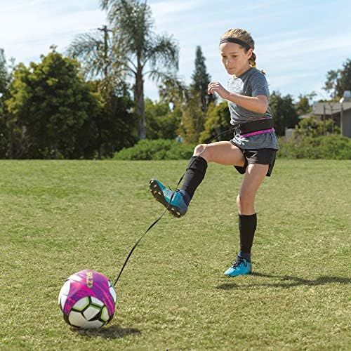 스킬즈 SKLZ Star-Kick Hands-Free Adjustable Solo Soccer Trainer - Fits Ball Sizes 3, 4, and 5