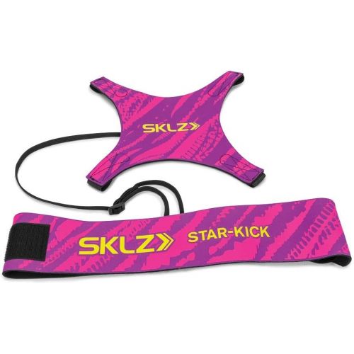 스킬즈 SKLZ Star-Kick Hands-Free Adjustable Solo Soccer Trainer - Fits Ball Sizes 3, 4, and 5