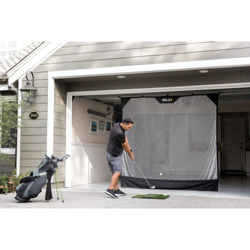 스킬즈 SKLZ Baseball, Softball, and Golf Hanging Net for Hitting, Pitching and Driving Practice (7-feet X 7.5-feet)