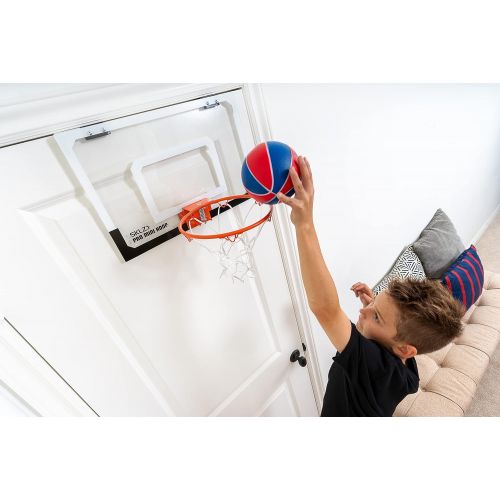 스킬즈 SKLZ Pro Mini Hoop 5-Inch Foam Basketball, Red/Blue