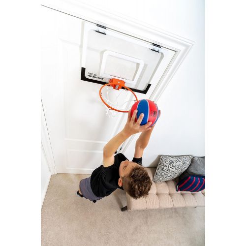 스킬즈 SKLZ Pro Mini Hoop 5-Inch Foam Basketball, Red/Blue