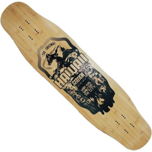  SKOCHO&Station Tabla Hawaii Freestyle Freeride PRO Bamboo Longboard Deck