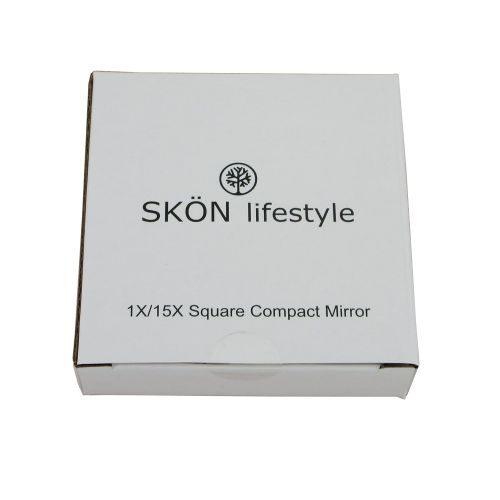  SKOEN lifestyle - Missy 15X/1X Personal Compact Glass Mirror - Powerful 15X magnification and...