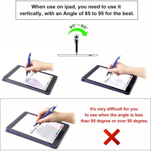  [아마존베스트]Electronic Screen Touch Stylus, Skoloo 14 Pack 2 in 1 Slim Long Click Ink Stylus Ballpoint Pen for Universal Android Touch Screen Tablet Smartphone, Google Nexus, Samsung Galaxy, H