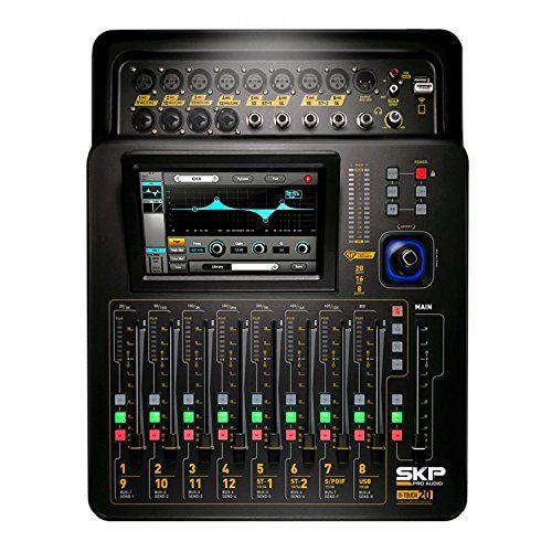  SKP Pro Audio D-Touch 20 Digital Mixing Console Touchscreen WiFi 20-Inputs/16-Bus/8-Outs