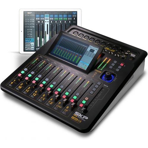  SKP Pro Audio D-Touch 20 Digital Mixing Console Touchscreen WiFi 20-Inputs/16-Bus/8-Outs