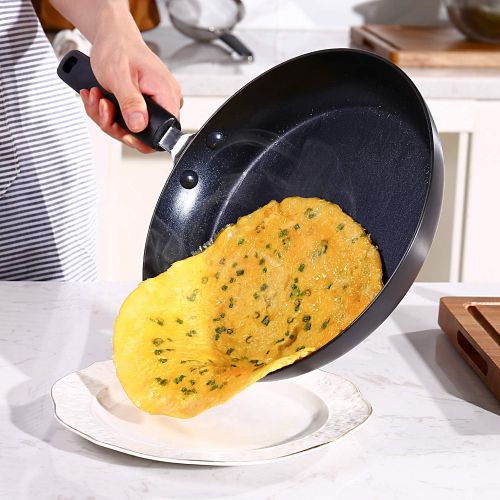  [아마존 핫딜]  [아마존핫딜]SKY LIGHT Nonstick Frying Pans, 11 inch Omelette Fry Pan Specialty Stir-Fry Egg Woks with Heat Resistant Handle Cookware, Dishwasher Safe Hard-Anodized Aluminum Skillet