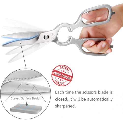  [아마존핫딜][아마존 핫딜] SKY LIGHT Kitchen Scissors Heavy Duty Kitchen Shears Detachable Stainless Steel Multi-purpose Shears for Poultry, Meat and Herbs