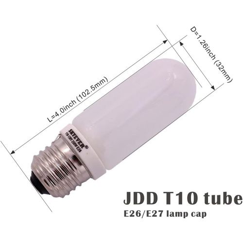  [아마존베스트]SKYEVER Halogen JDD 250W Lamp Bulb for Photographic Modeling Light, Strobe Light and Flash Light, 110-130V, 3500lm, E26 Lamp Cap (4 Pack)