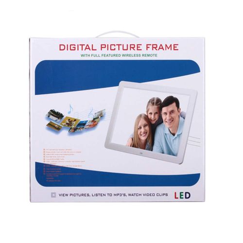  SKYM Digital Photo Frame 12 inch, 800600 HD Wide Screen High Resolution Picture Frame with Remote Control Suitable for Picture and Video, Have Bracket