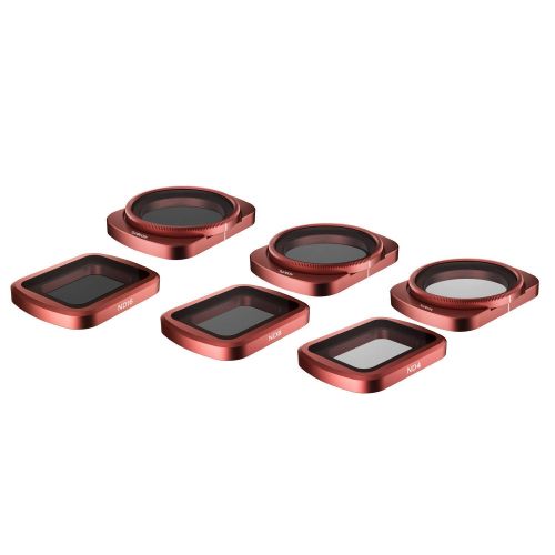  [아마존 핫딜]  [아마존핫딜]SKYREAT Skyreat Kamera Objektiv ND Filtersatz 6-Pack (ND4, ND8, ND16, ND4PL, ND8PL, ND16PL) Kompatibel mit der DJI Osmo Pocket Gimbal Kamera Zubehoer