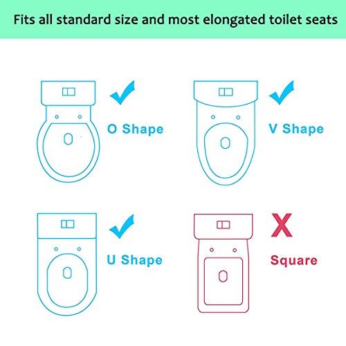  [아마존베스트]Potty Training Seat with Step Stool Ladder,SKYROKU Potty Training Toilet for Kids Boys Girls Toddlers-Comfortable Safe Potty Seat with Anti-Slip Pads Ladder (Blue)