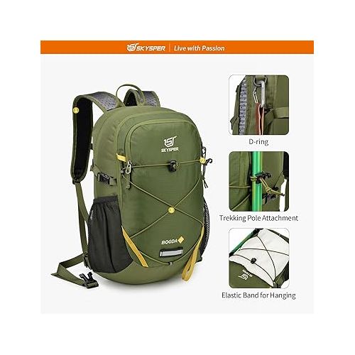  SKYSPER Small Hiking Backpack, 20L Lightweight Travel Backpacks Hiking Daypack for Women Men